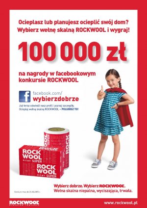 Konkursy - W promocji ROCKWOOL nagrody o łącznej wartości 100 000 zł.

