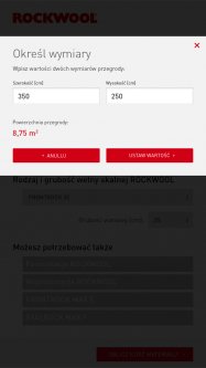 Maszyny i urz��dzenia - Nowa aplikacja mobilna Rockwool dla wykonawców: Kalkulator ilości wełny